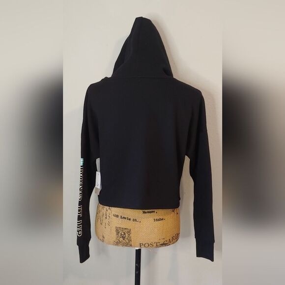 NWT BP Livin It Up Crop Hoodie Sweatshirt Sz M NEW - Picture 5 of 13